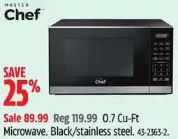 Canadian Tire Master Chef 0.7 Cu-Ft Microwave offer