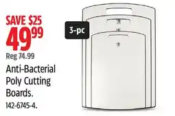 Canadian Tire Henckels Anti-Bacterial Poly Cutting Boards offer