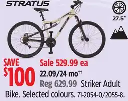 Canadian Tire Stratus Striker Adult Bike offer