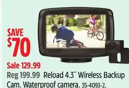Canadian Tire Reload 4.3 Wireless Backup Cam offer