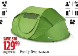 Canadian Tire Outbound Pop-Up Tent offer