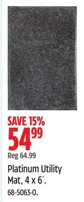 Canadian Tire Multy Home Platinum Utility Mat, 4 x 6´ offer