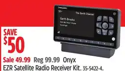 Canadian Tire SiriusXM Onyx EZR Satellite Radio Receiver Kit offer