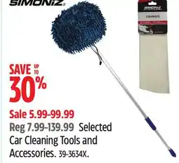 Canadian Tire Simoniz Selected Car Cleaning Tools and Accessories offer