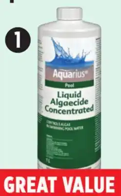 Canadian Tire Aquarius Liquid Algaecide (40%) offer