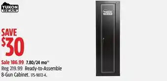 Canadian Tire Yukon Gear Ready-to-Assemble 8-Gun Cabinet offer