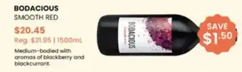 Wine Rack BODACIOUS SMOOTH RED offer