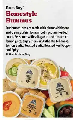Farm Boy Farm Boy Homestyle Hummus offer