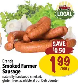 Farm Boy Brandt Smoked Farmer Sausage offer