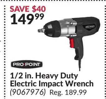 Princess Auto 1/2 in. Heavy Duty Electric Impact Wrench offer