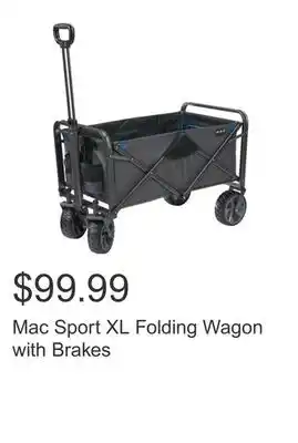 Costco Mac Sport XL Folding Wagon with Brakes offer