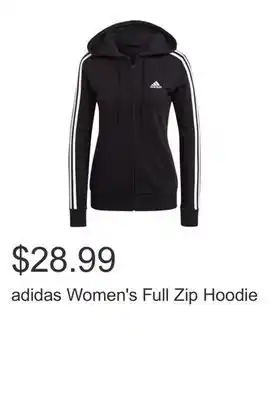 Costco adidas Women's Full Zip Hoodie offer