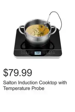 Costco Salton Induction Cooktop with Temperature Probe offer