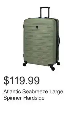 Costco Atlantic Seabreeze Large Spinner Hardside offer