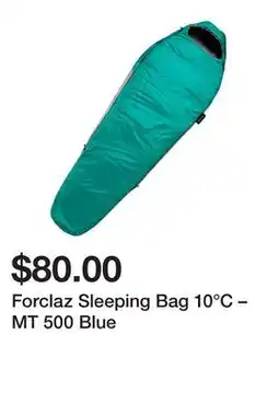 Decathlon Forclaz Sleeping Bag 10°C – MT 500 Blue offer
