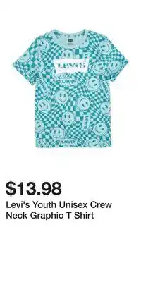 Mark's Levi's Youth Unisex Crew Neck Graphic T Shirt offer