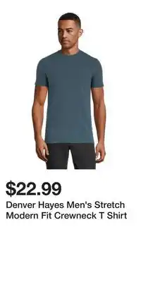 Mark's Denver Hayes Men's Stretch Modern Fit Crewneck T Shirt offer