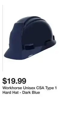Mark's Workhorse Unisex CSA Type 1 Hard Hat - Dark Blue offer