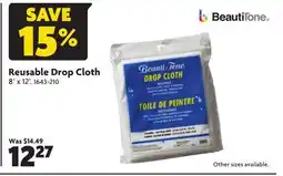 Home Hardware Reusable Drop Cloth offer