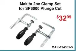 Makita 2pc Clamp Set for SP6000 Plunge Cut