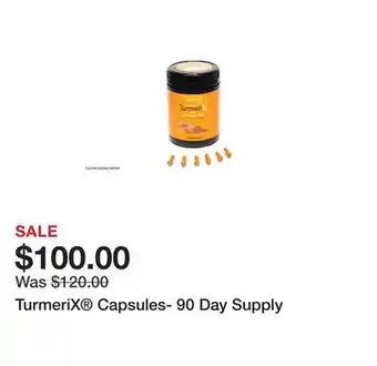 TSC Stores TurmeriX Capsules- 90 Day Supply offer