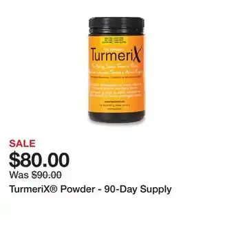 TSC Stores TurmeriX Powder - 90-Day Supply offer