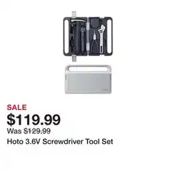 TSC Stores Hoto 3.6V Screwdriver Tool Set offer