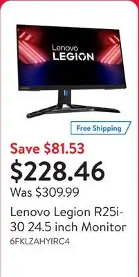 Walmart Lenovo Legion R25i-30 24.5 inch Monitor offer