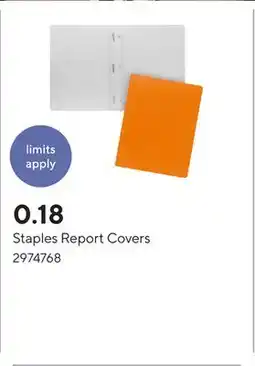 Staples Staples Report Covers offer