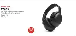 Staples JBL Tour One M2 Wireless Over-Ear Noise Cancelling Headphones offer