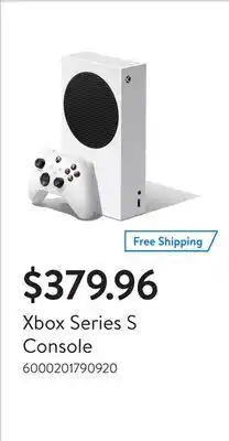 Walmart Xbox Series S Console offer