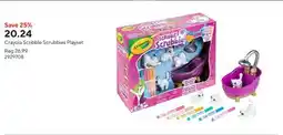 Staples Crayola Scribble Scrubbies Playset offer