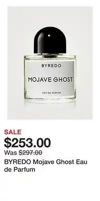 Holt Renfrew BYREDO Mojave Ghost Eau de Parfum offer