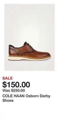 Holt Renfrew COLE HAAN Osborn Derby Shoes offer