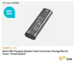 Shopper+ Multi USB Charging Adapter Cable Conversion Storage Box for Travel - PrimeCables offer