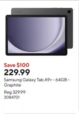 Staples Samsung Galaxy Tab A9+ - 64GB - Graphite offer