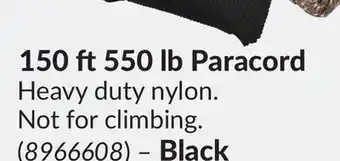 Princess Auto Paracord offer