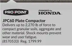 Princess Auto JPC60 Plate Compactor offer