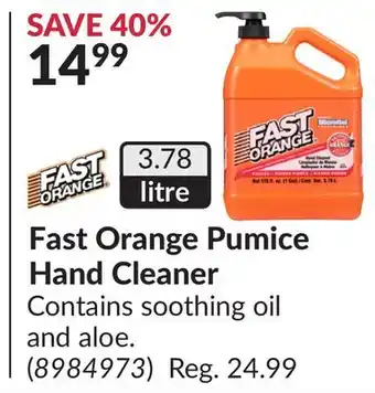 Princess Auto Pumice Hand Cleaner offer