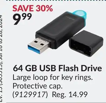 Princess Auto 64 GB USB Flash Drive offer