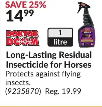 Princess Auto Long-Lasting Residual Insecticide for Horses offer