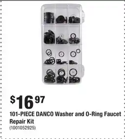 Home Depot 101-PIECE DANCO Washer and O-Ring Faucet Repair Kit offer
