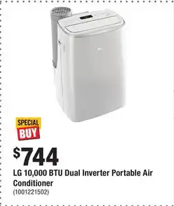 Home Depot LG 10,000 BTU Dual Inverter Portable Air Conditioner offer