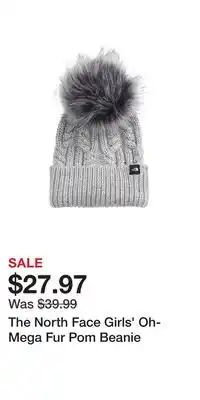 Sport Chek The North Face Girls' Oh-Mega Fur Pom Beanie offer