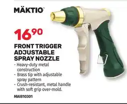 Bumper to Bumper Maktig FRONT TRIGGER ADJUSTABLE SPRAY NOZZLE offer