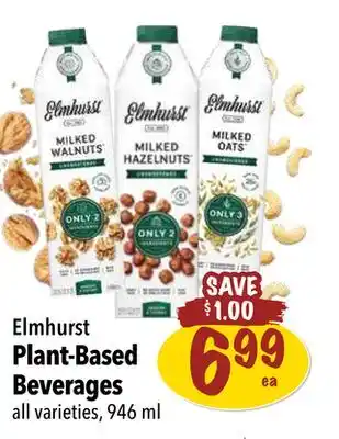 Farm Boy Elmhurst Plant-Based Beverages offer