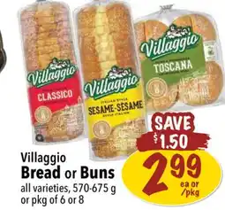 Farm Boy Villaggio Bread or Buns offer