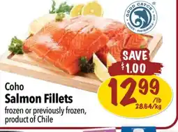 Farm Boy Coho Salmon Fillets offer