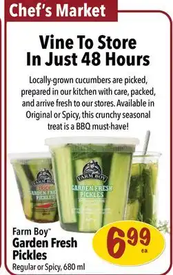 Farm Boy Farm Boy Garden Fresh Pickles offer