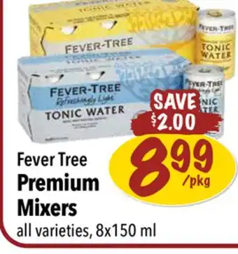 Farm Boy Fever Tree Premium Mixers offer